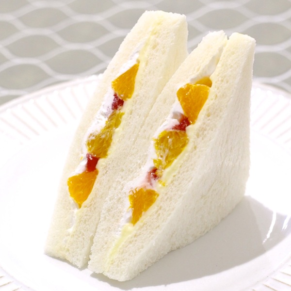 柚子レアチーズのラブリーサンド